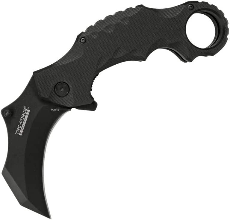 Couteau Karambit Fermant Noir